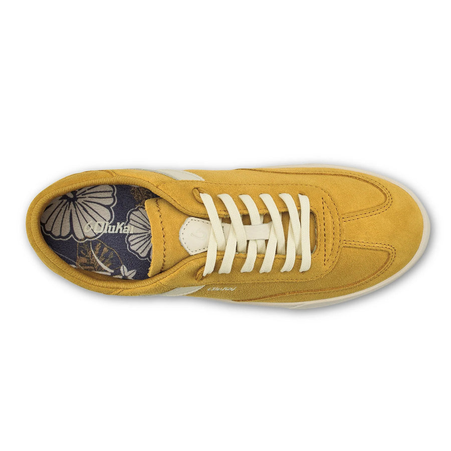 Olukai - Womens Ha'Upu Mustard/Off White