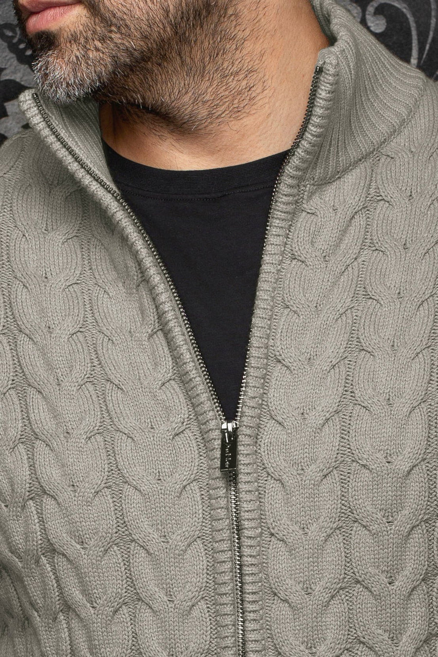 Tromso Dark Grey Merino Wool Sweater |