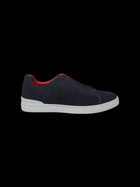Clift Navy Suede Slip-On Shoe