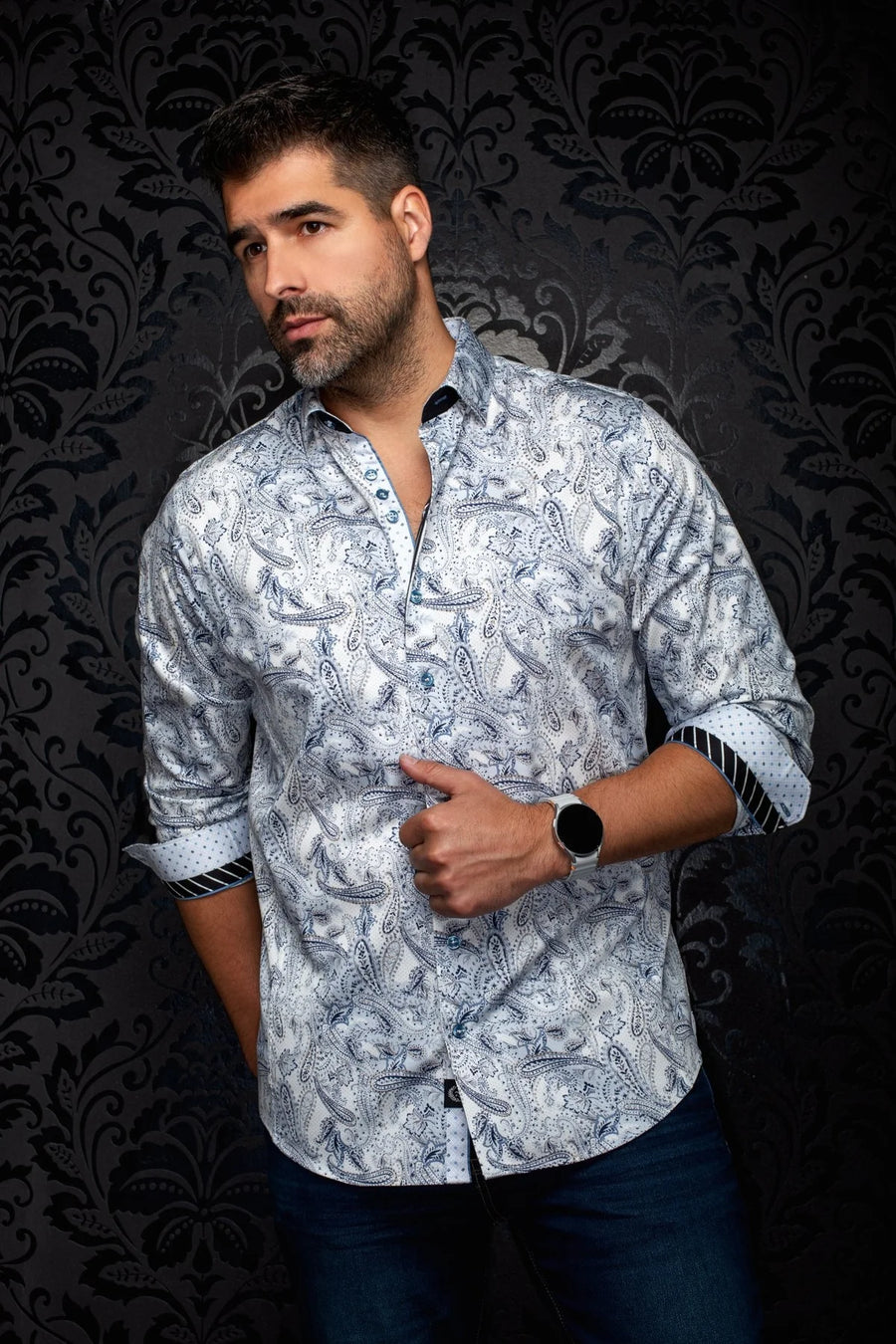 Ravel Woven Shirt Light Blue