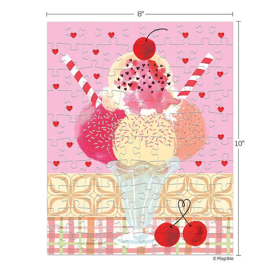 Cherry Sundae 100 Piece Puzzle