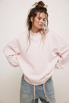 Free People Palm Spring Mock Neck Pullover