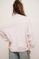 Free People Palm Spring Mock Neck Pullover