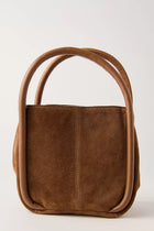 Barlow Suede Bucket Bag