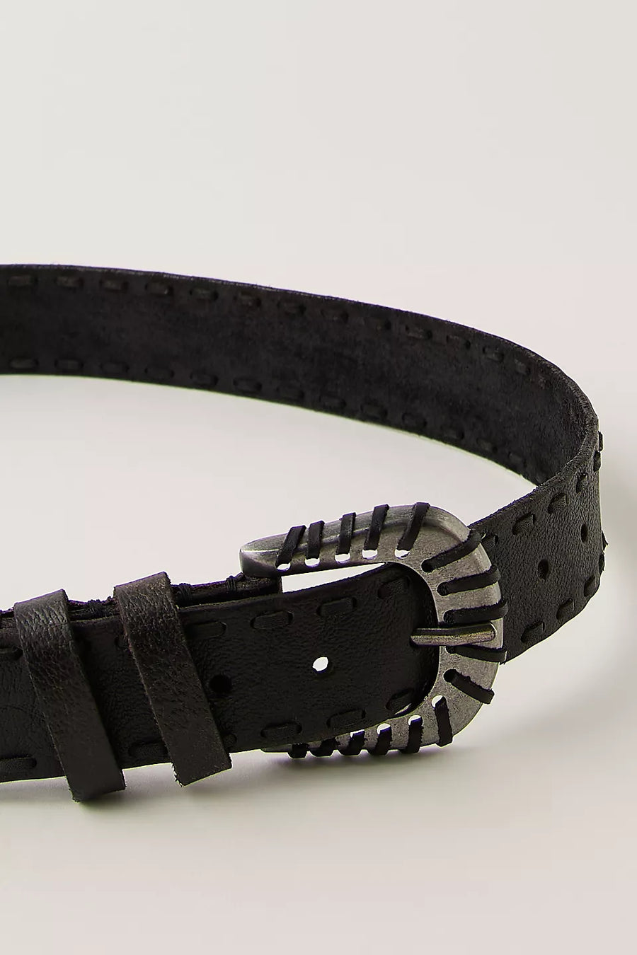 Holt Leather Belt Black