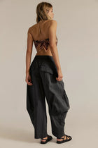 Onset Parachute Pant Black