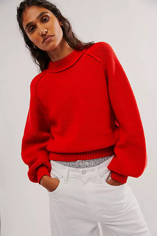 Riley Pullover Fiery Red