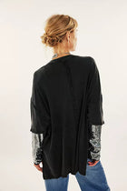 Nellie Sequin Twofer Top