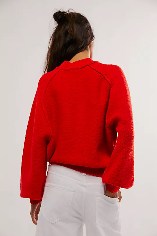 Riley Pullover Fiery Red