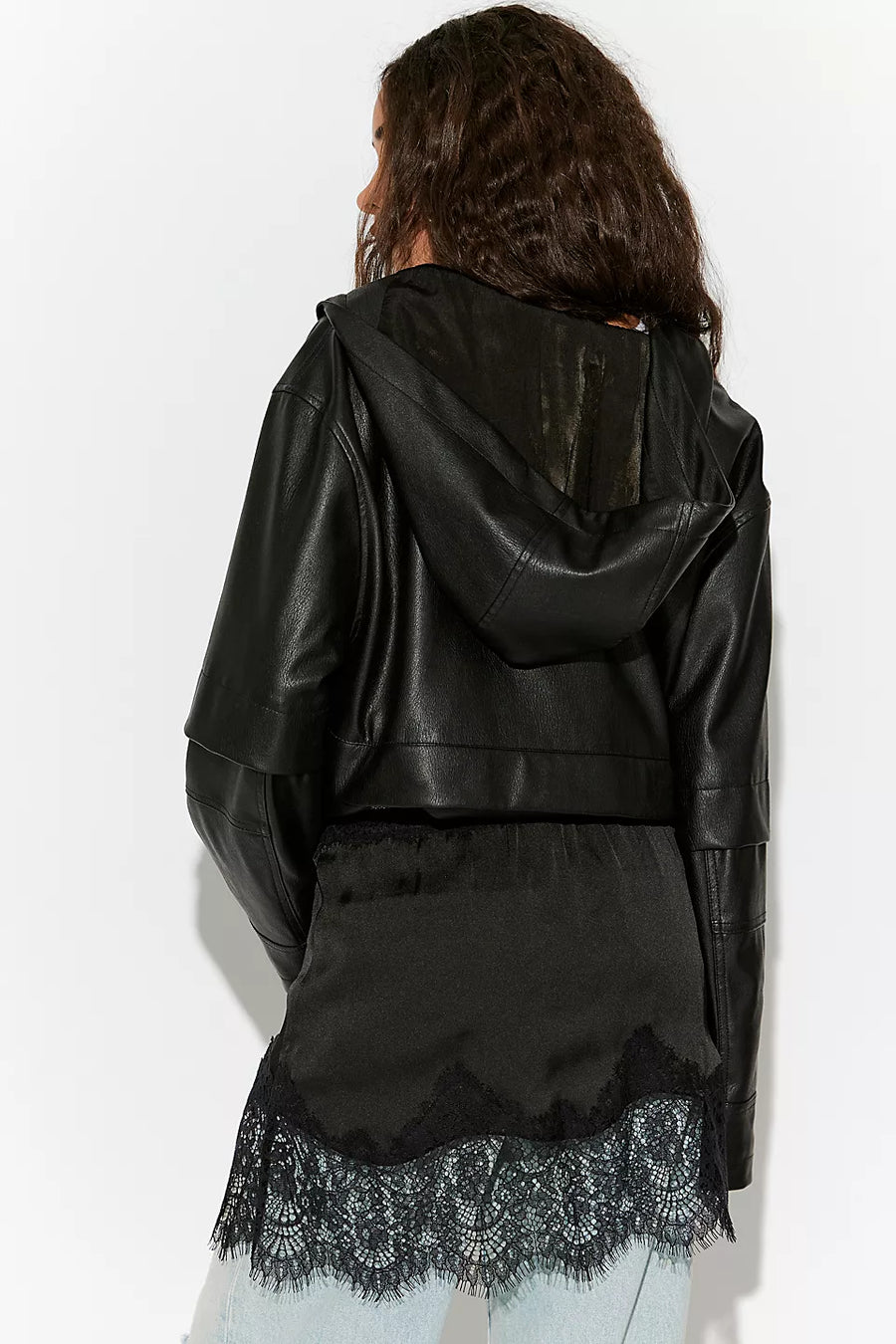 Meet Me In The Middle Mini Slip Skirt
