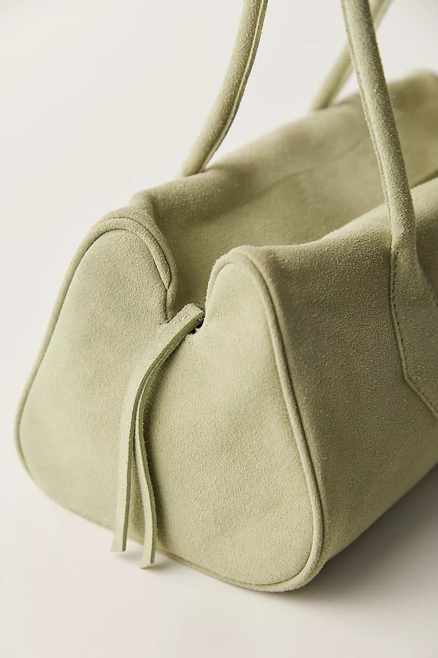 Sierra Suede Shoulder Bag Sage