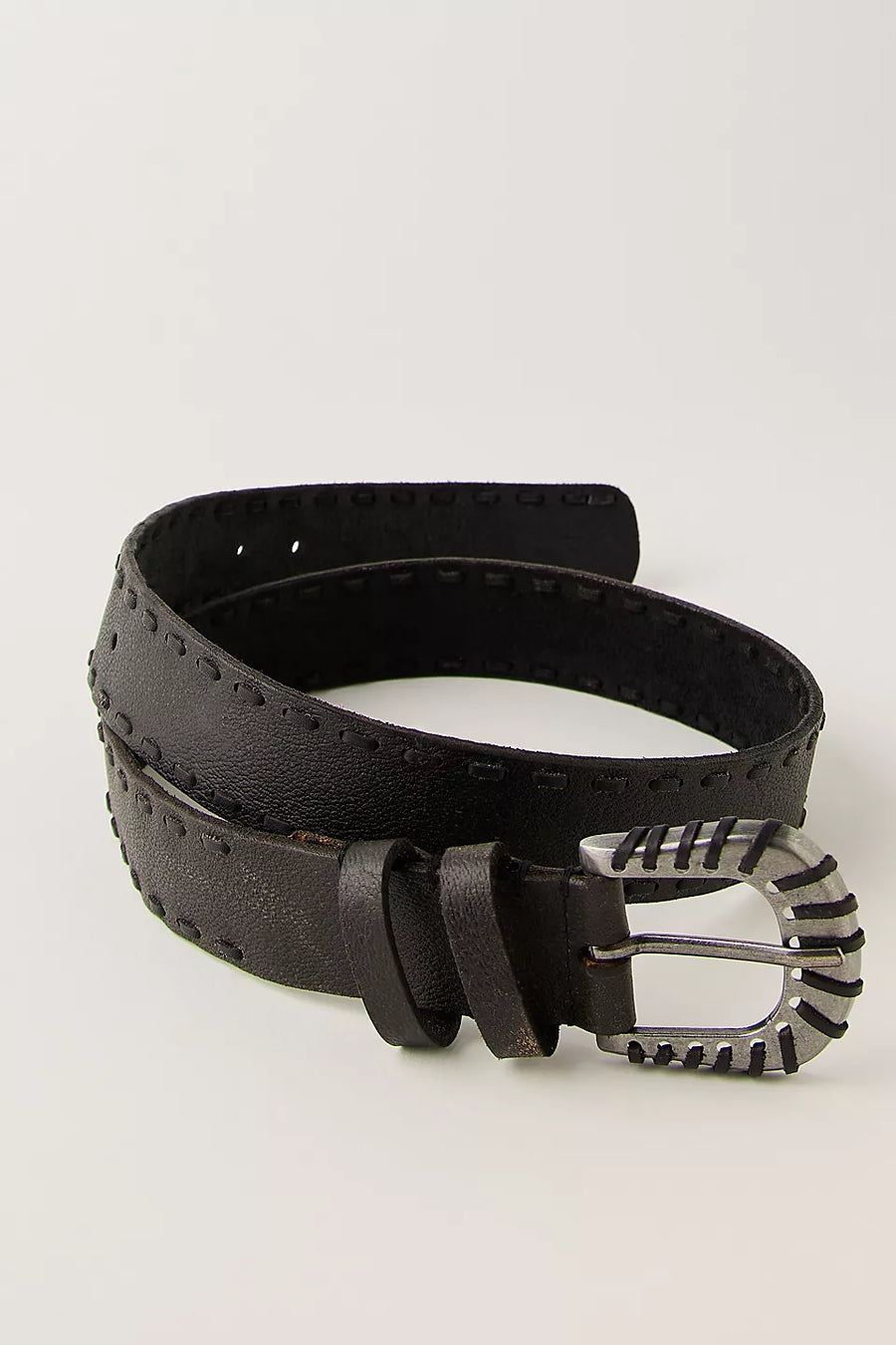 Holt Leather Belt Black