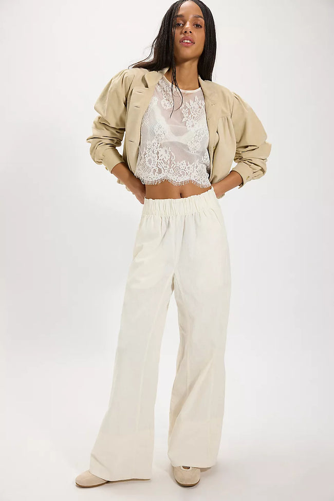 Days End Linen Pull On Pants