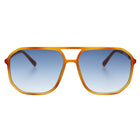 Billie Aviator Sunglasses - Light Brown Lenses