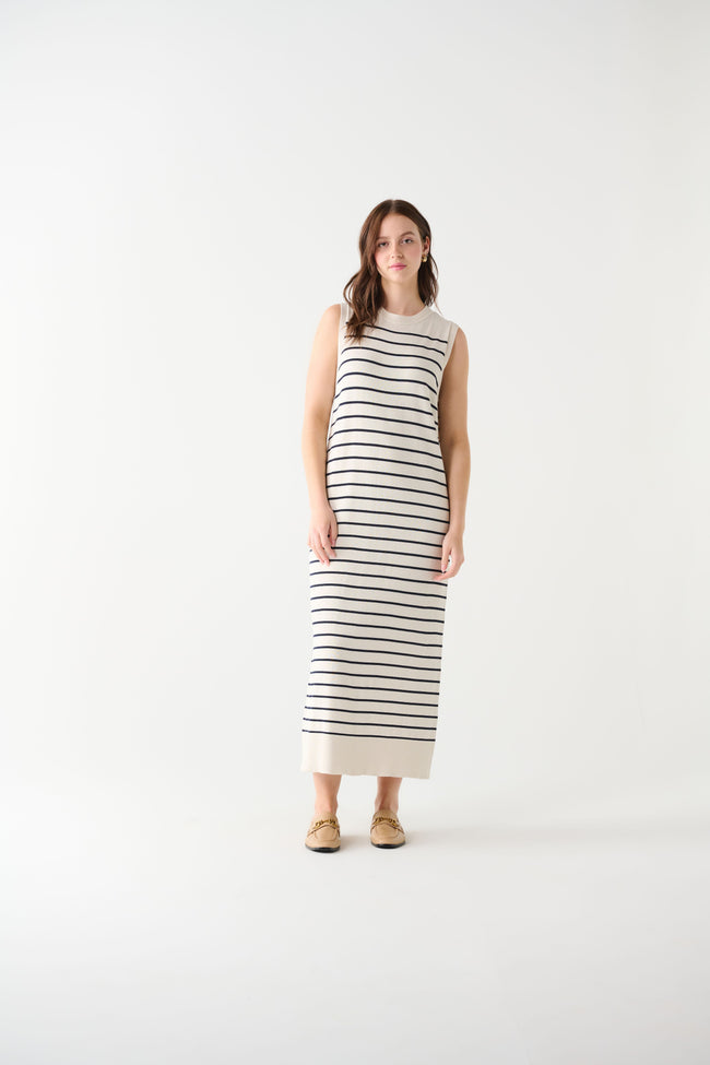 2327500 T Long Stripe Dress