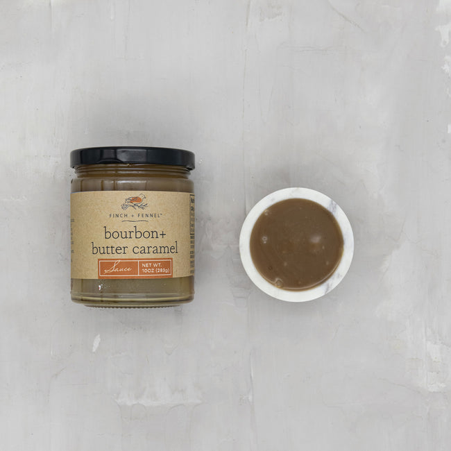 Bourbon + Butter Caramel Sauce - Finch & Fennel