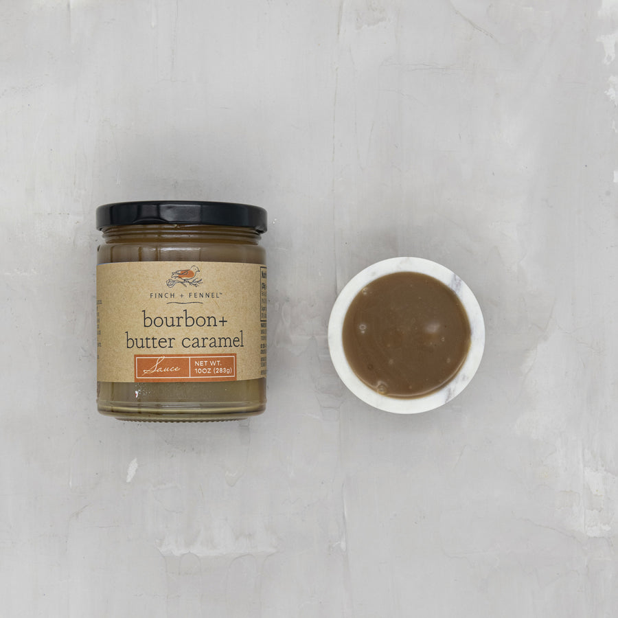 Bourbon + Butter Caramel Sauce - Finch & Fennel