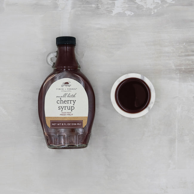 Small Batch Cherry Syrup - Finch & Fennel