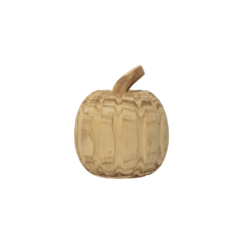 5" Hand Carved Pumpkin