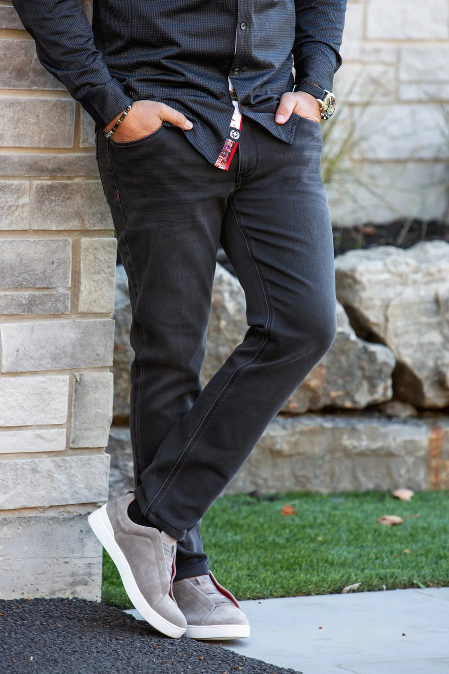 Johnny-SKC Men's Luxury Denim - Dark Gotham