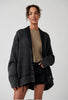 Free People Chamomile Cardigan Washed Black