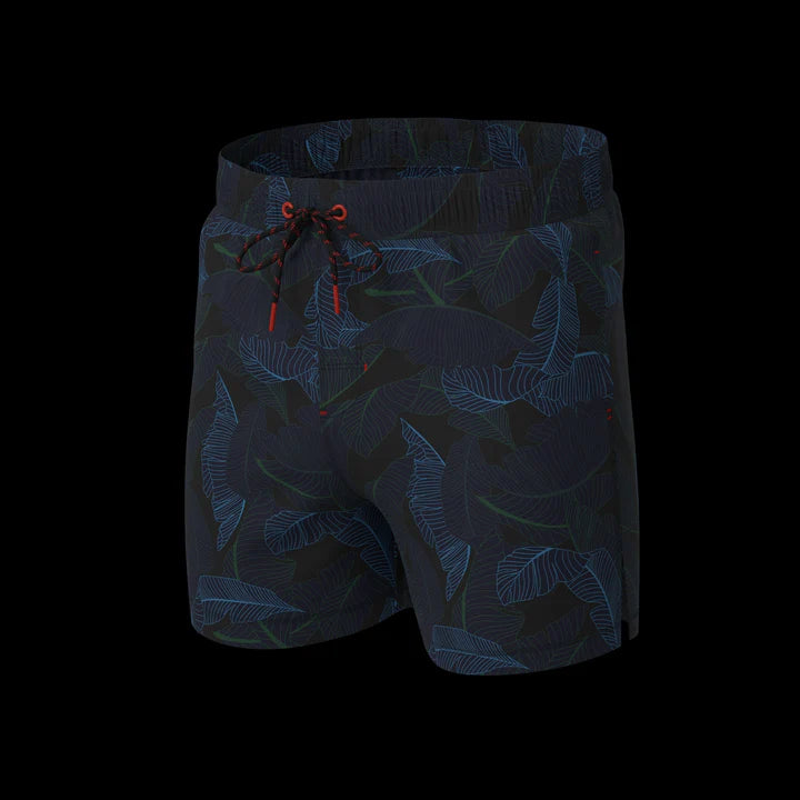 Dortona Black Green Swim Shorts