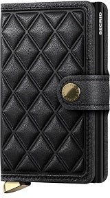 Premium Miniwallet Emboss Diamond Black