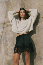 Meet Me In The Middle Mini Slip Skirt