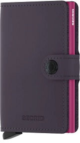 Secrid Miniwallet Matte Dark Purple Fuchsia