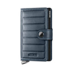 Premium Miniwallet Embossed Lines Teal
