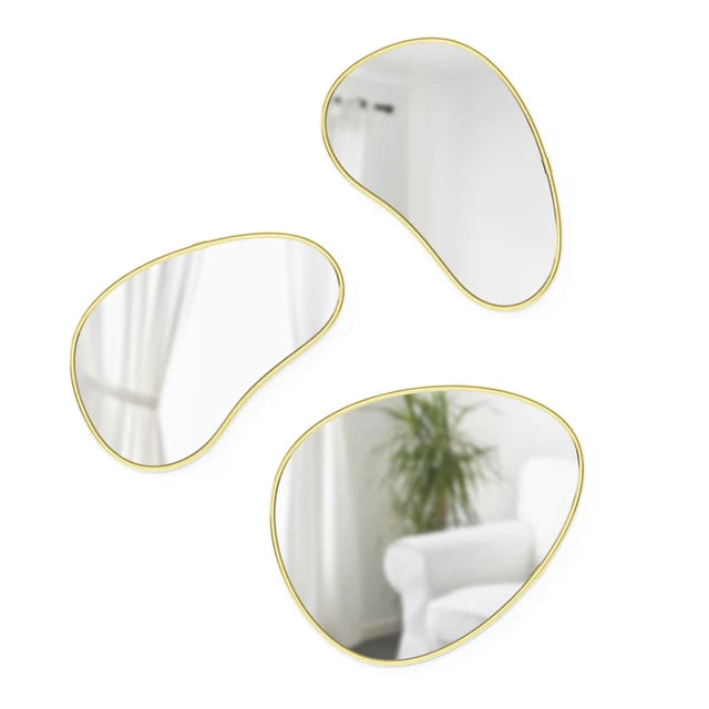 Hubba Pebble Wall Mirrors