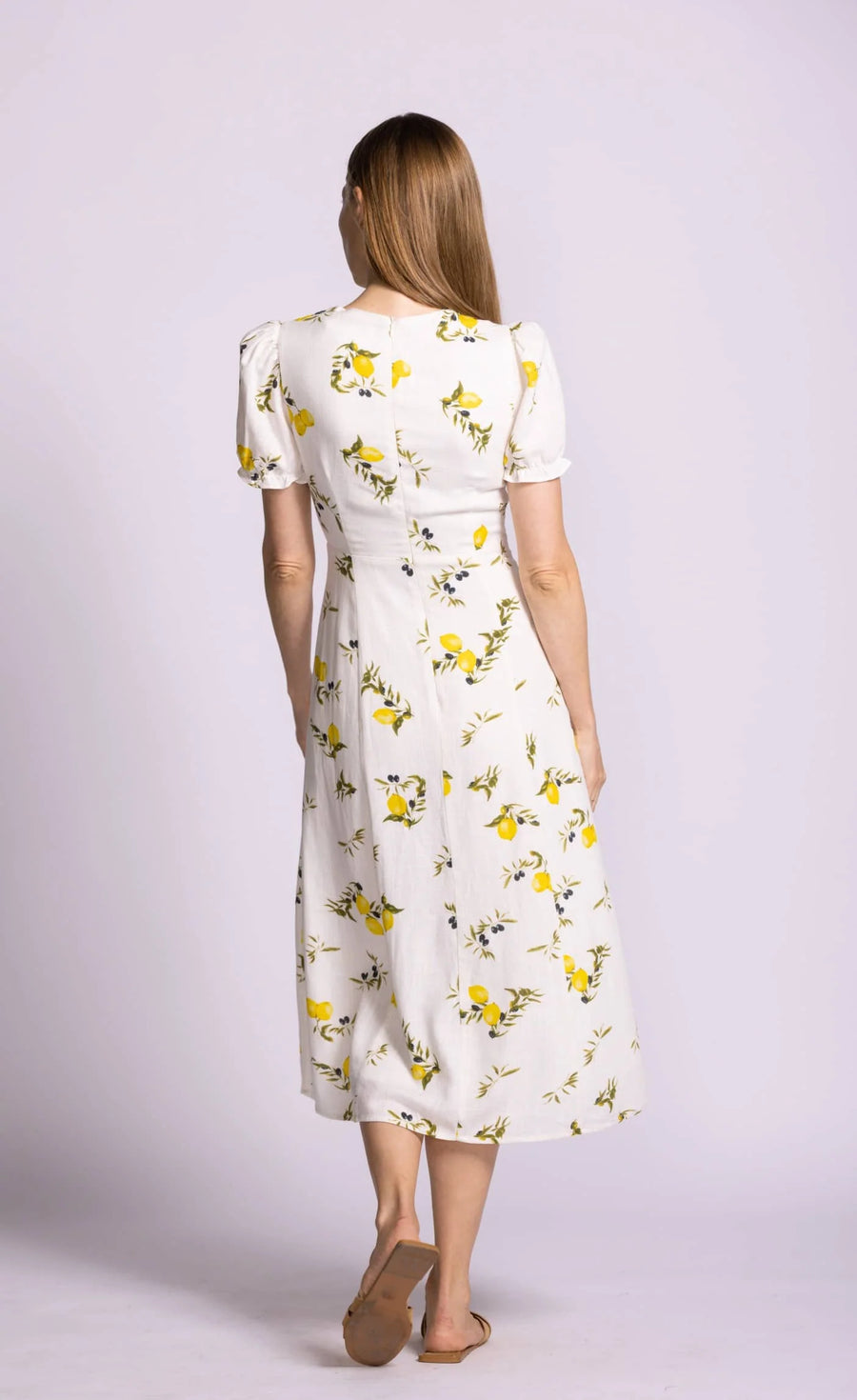 Sorrento Lemon Print Dress