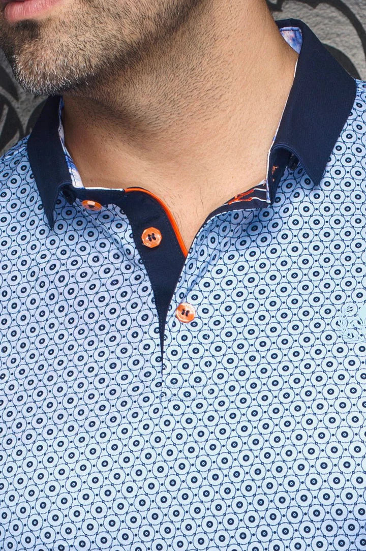 Asher Polo Light Blue