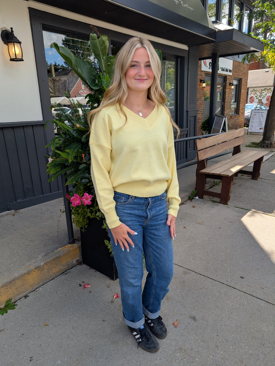 Boggle V-Neck Sweater