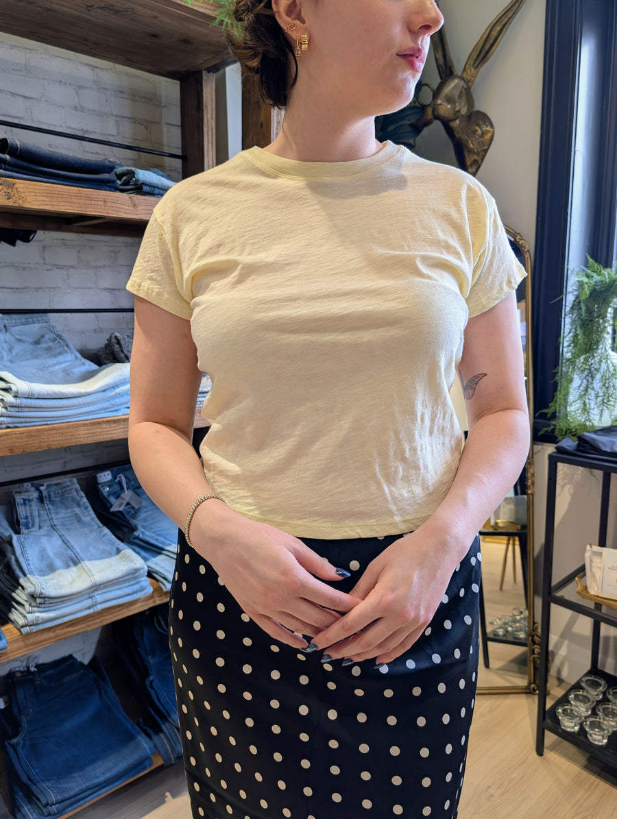 Modern Slub Tee Pineapple