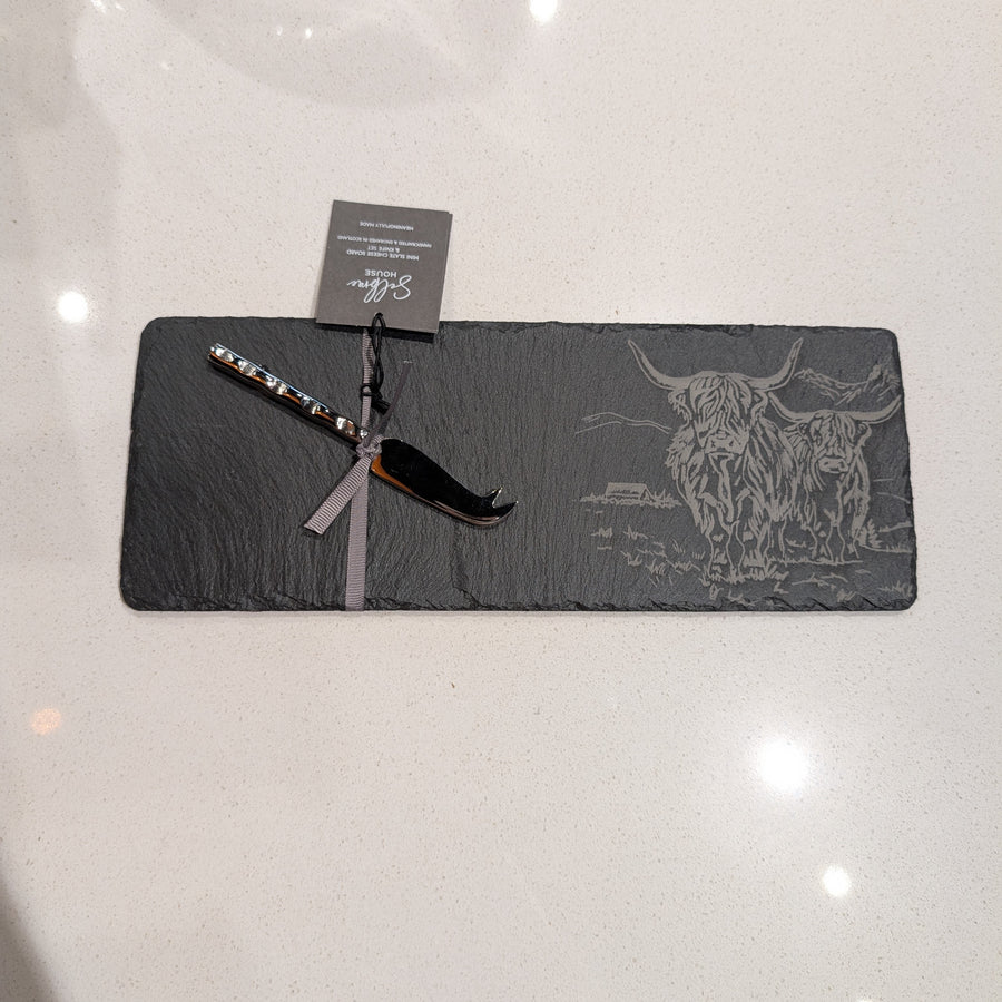 Mini Slate Cheese Board & Knife Set