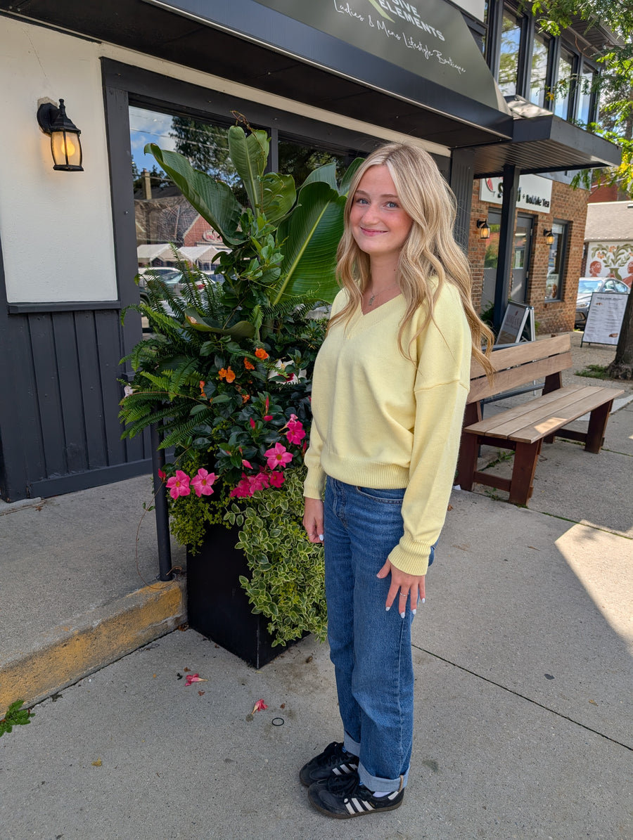 Boggle V-Neck Sweater
