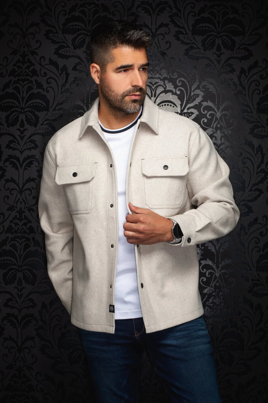 Danali Light Beige Overshirt