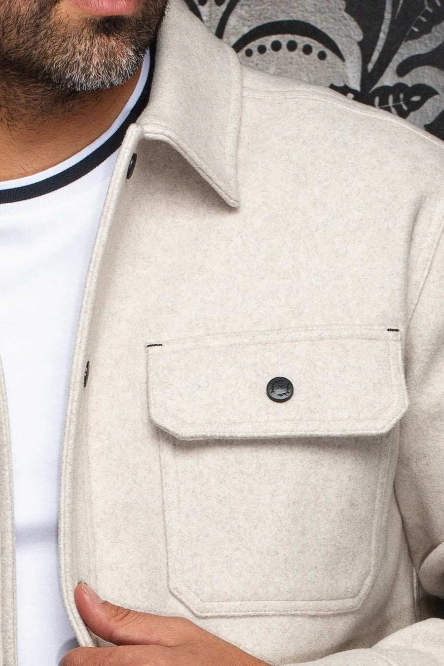 Danali Light Beige Overshirt