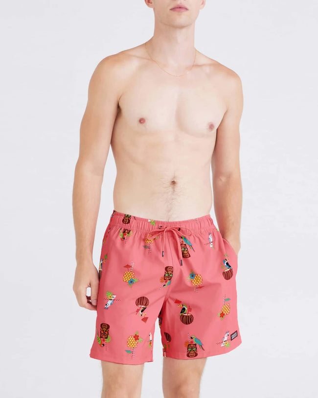 Oh Buoy 2N1 Volley 7" Birds of Paradise - Coral