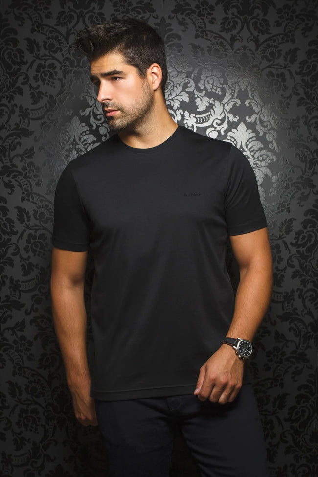Michael C-Neck T-Shirt, Black