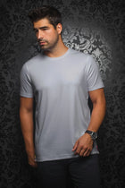 Michael C-Neck T-Shirt, Grey