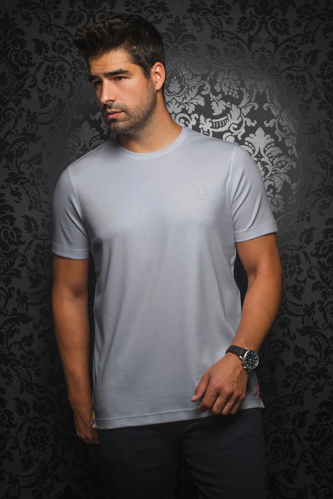 Michael C-Neck T-Shirt, Grey