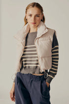 Forsythia Puffer Vest - Sand