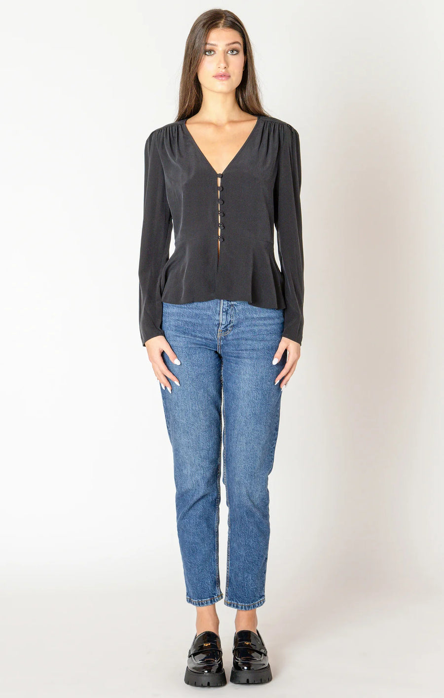 2623704 T Peplum Detail Blouse