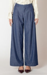 2622713 T Belted Denim Effect Pant