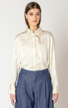 2623707 T Floral Jacquard Blouse