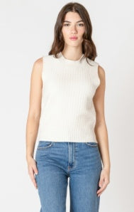 2627005 T Textured Stitch Sweater Tank