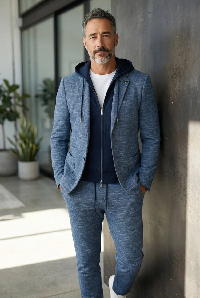 Noah Hood Blazer Navy