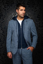 Noah Hood Blazer Navy